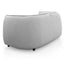 2 Seater Fabric Sofa - Light Texture Grey