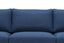 3 Seater Fabric Sofa - Navy