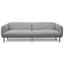 3 Seater Sofa - Light spec grey fabric