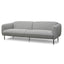 3 Seater Sofa - Light spec grey fabric