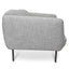 3 Seater Sofa - Light spec grey fabric