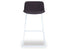 Umbria Stool - White - Charcoal Fabric