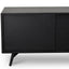 2.4m Entertainment TV Unit - Black Oak