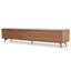 2.4m TV Entertainment Unit - Walnut