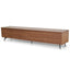 2.4m TV Entertainment Unit - Walnut