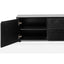 TV Entertainment Unit with Middle Drawer - Black Oak
