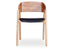 Sargood Arm Chair - Natural - Black Pad