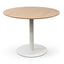 Round Office Meeting Table - Natural