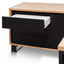 2.3m Left Return Office Desk - Natural