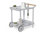 Imola Outdoor Bar Cart - Matt Silver Grey