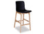 Ara Stool - Natural - Black Pad