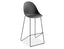 Pebble Black Stool Shell Seat