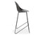 Pebble Black Stool Shell Seat