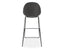 Pebble Black Stool Shell Seat