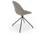 Pebble Chair Grey Upholstered Vintage Seat