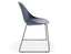 Pebble Chair Navy Blue with Shell Seat