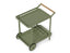 Imola Outdoor Bar Cart - Eucalyptus Green