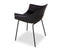 Crane Chair - Black Post - Black Shell