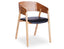 Sargood Arm Chair - Natural - Black Pad