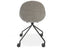 Pebble Chair Grey Upholstered Vintage Seat