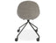 Pebble Chair Grey Upholstered Vintage Seat