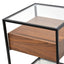 Scandinavian Side Table - Walnut
