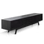 2.1m TV Unit - Full Black