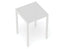 Halki Table - Outdoor - High Bar - Matt White 77 x 77cm