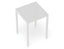 Halki Table - Outdoor - High Bar - Matt White 77 x 77cm